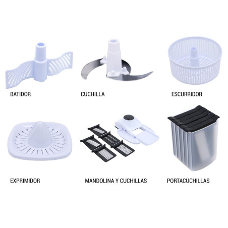 5-IN-1 Manual Food Processor
