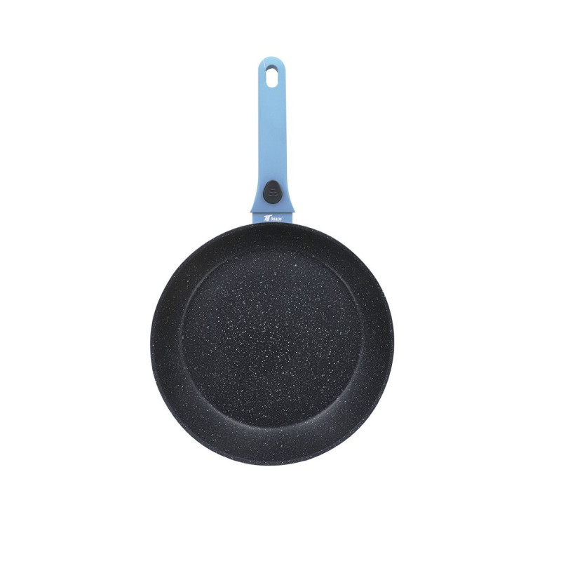 Frying Pan Non-stick Coating Stone Effect Ø20, Ø24, Ø 28 cm. BLUE S...