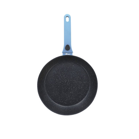 Frying Pan Non-stick Coating Stone Effect Ø20, Ø24, Ø 28 cm. BLUE S...