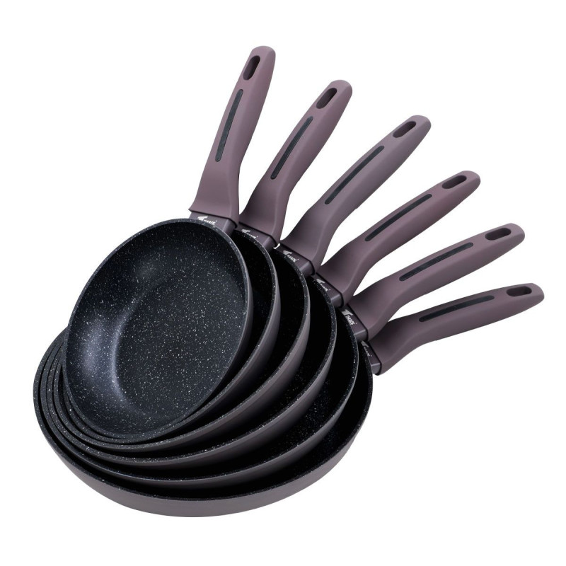 Frying Pan Non-stick Coating Stone Effect Ø20, Ø22, Ø24, Ø26, Ø28, ...