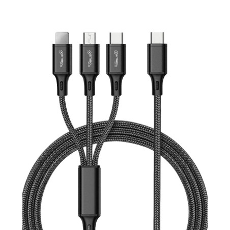 3 em 1 Tipo C para Relâmpago, Micro USB e Cabo de Carregamento Tipo...