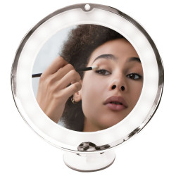 Make-up mirror with led light, Magnification x5. THULOS TH-BY18.