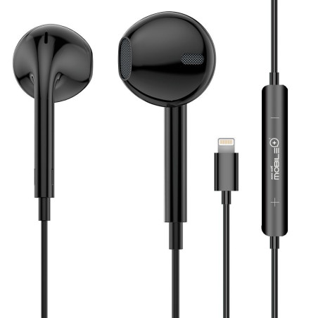 Lightning stereo headphones, 1.2 m cable, built-in microphone. MOBI...