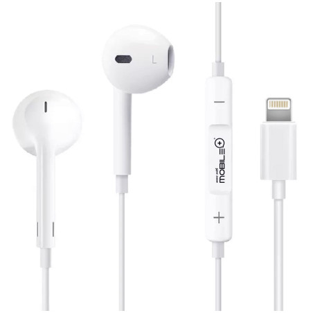  Auscultadores estéreo Lightning, cabo de 1,2 m, microfone incorpo...