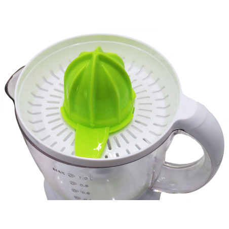 Electric juicer 1.0L. Rotates in both directions. Power: 40W.