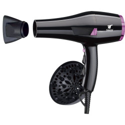 Secador de cabelo, 2000W, 2 velocidades e 3 regulações de temperatu...