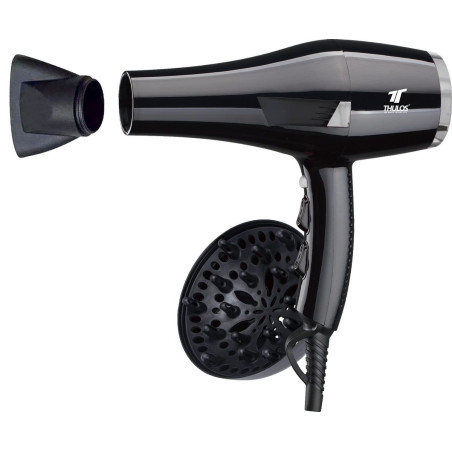 Secador de cabelo, 2000W, 2 velocidades e 3 regulações de temperatu...