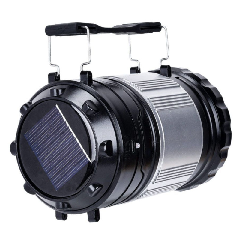 Camping Lamp with Power Bank and Solar Charging Function, 1200mAh. ...