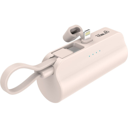 Power bank, conector Lightning y cable tipo C desmontable e integrado, capacidad batería: 5000 MAH. Mobile + MB-PB105 Mobile+...
