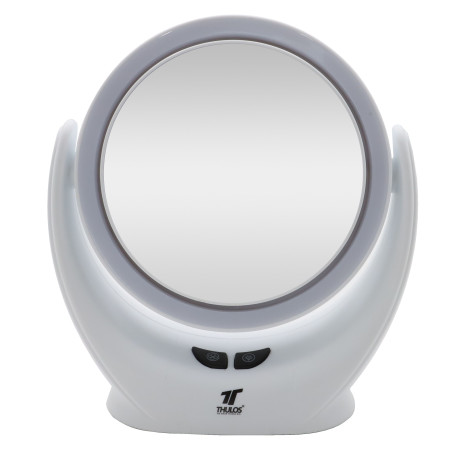 Espejo maquillaje con luz led y ventilador. THULOS TH-BY19