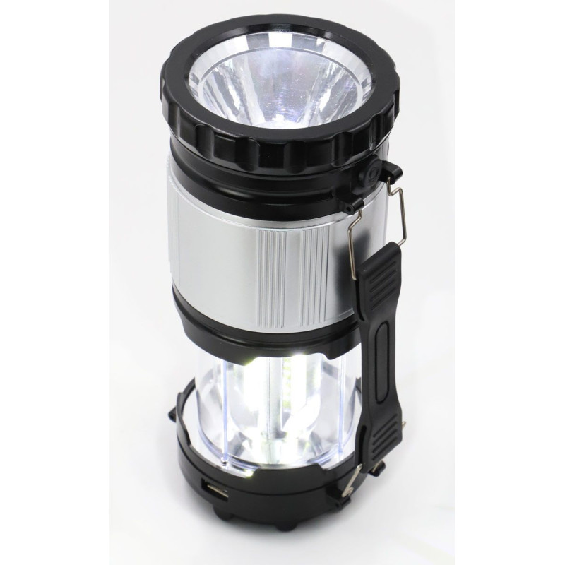 Camping Lamp with Power Bank and Solar Charging Function, 1200mAh. ...