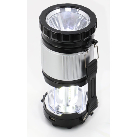 Camping Lamp with Power Bank and Solar Charging Function, 1200mAh. ...