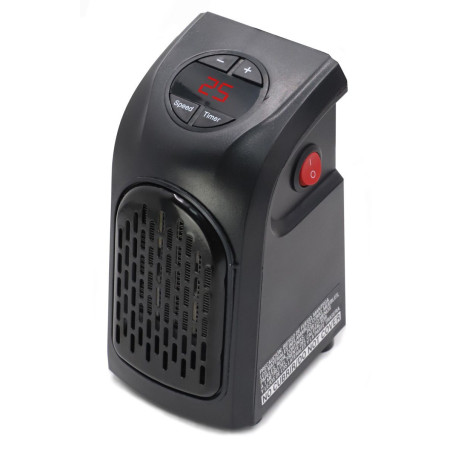 Mini Aquecedor de Tomada, 2 Velocidades, 400W e Controle Remoto - T...