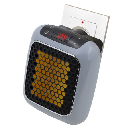Mini plug-in heater, adjustable temperature: 15ºC-32ºC, 800W power ...