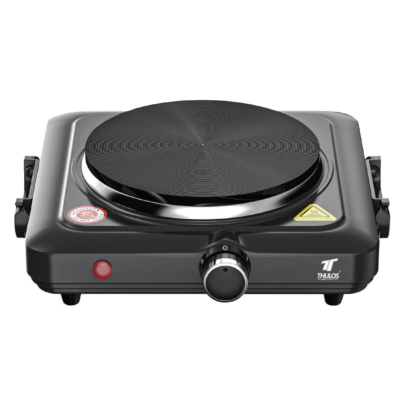Portable Electric Hot Plate, 1 Burner. THULOS TH-CE1581