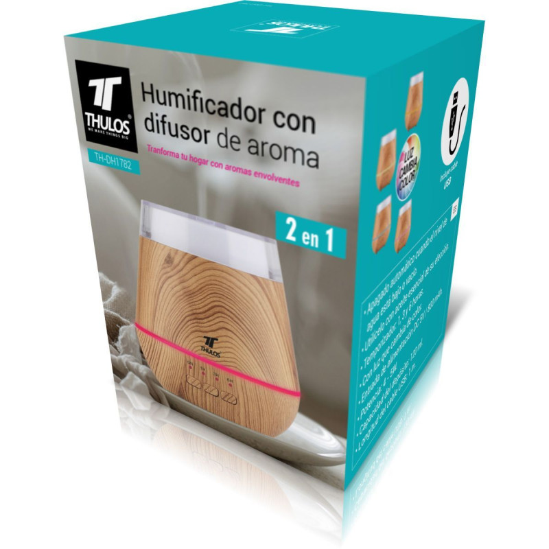 Humidifier with Aroma Diffuser. THULOS TH-DH1782