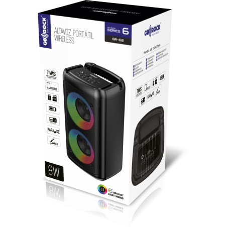 TWS Speaker, KARAOKE function, 8W. GO-ROCK GR-62