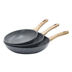 Juego de 3 sartenes Ø20, Ø24 Y Ø28 cm. Aptas para todo tipo de cocinas. THULOS TH-FPS342 ROME Thulos Inicio TH-FPS342 ROME 2