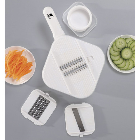 Multifunctional Cutter: Grates, crushes, and cuts with ease. THULOS...