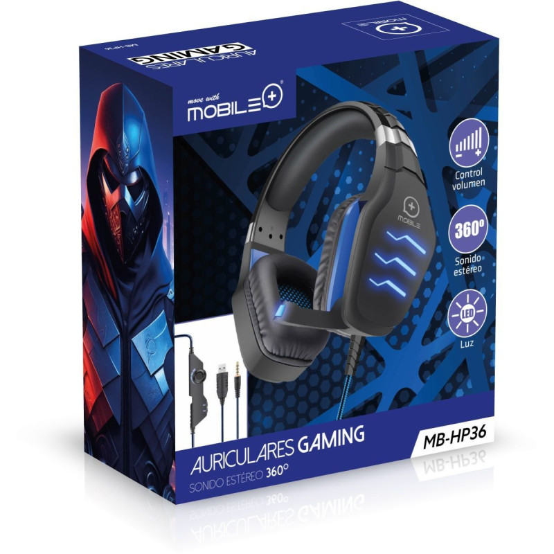 Headset para Jogos. MOBILE+ MB-HP36