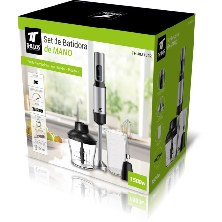 Hand Blender Set, 1500W, DC Copper Motor. THULOS TH-BM1552