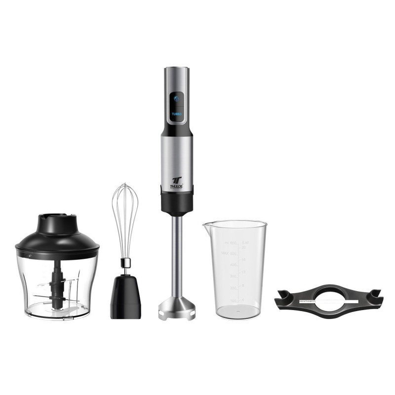Conjunto de liquidificador de mão, 1500W, motor de cobre DC. THULOS...