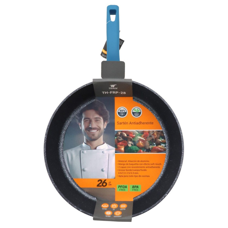 Non-stick frying pan, various sizes Ø20, Ø22, Ø24, Ø26, Ø28, Ø30 CM.