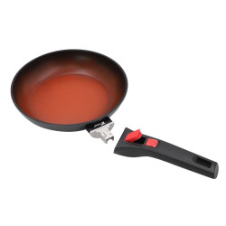 Set of 3 frying pans (Ø20/Ø24/Ø28 CM) + 2 detachable handles. THULO... 2
