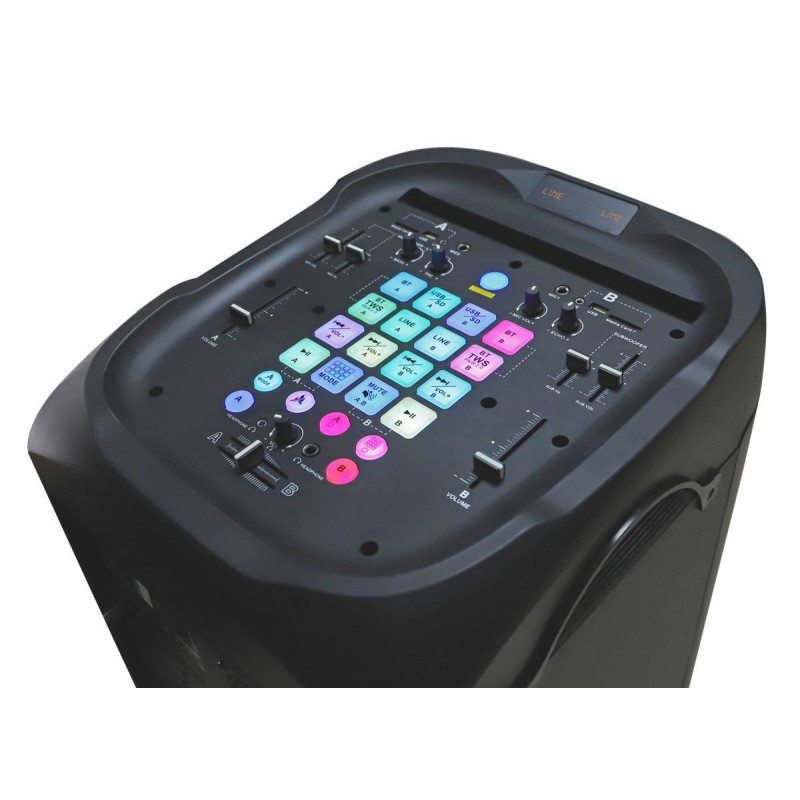 TWS Karaoke Tower Speaker, 500W, includes remote control and 2 Wire...