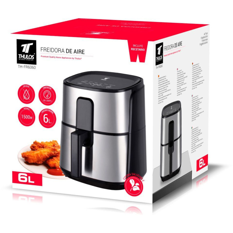 Air Fryer, 6 Programs, 6 Liters Capacity. TH-FR6060