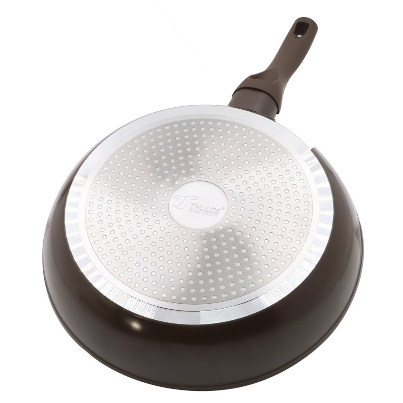 Set of 3 Aluminum Frying Pans, Sizes: Ø20, Ø24, Ø28 cm. THULOS TH-F...