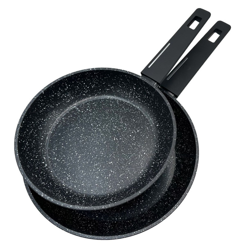 Juego de 2 sartenes de aluminio, tamaños: Ø20, Ø24 cm. THULOS TH-FPS37 ESTORIL Thulos Inicio TH-FPS37 ESTORIL