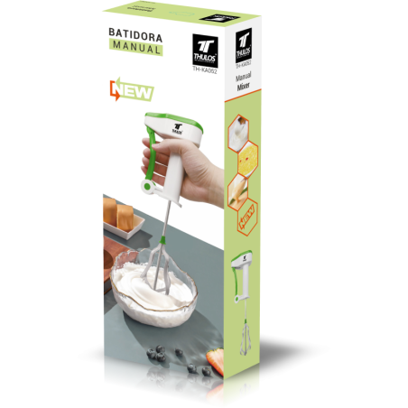 Manual Hand Mixer with Stainless Steel Beaters. THULOS TH-KA052
