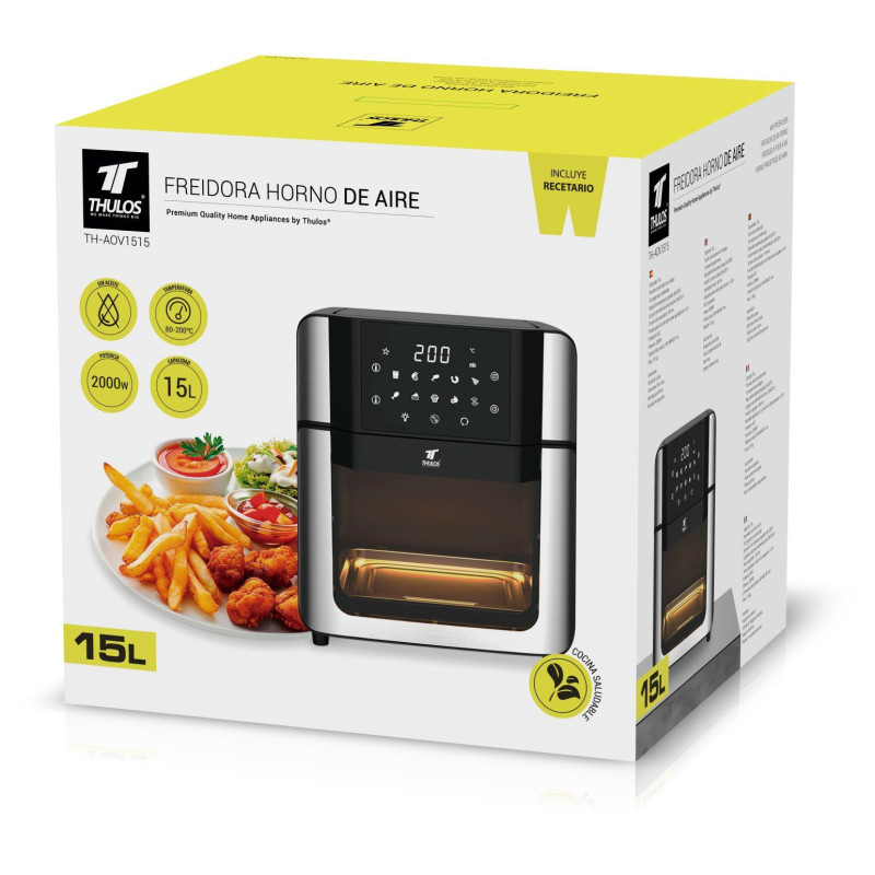 Air Oven Fryer, 15 liters. 2000W. THULOS TH-AOV1515