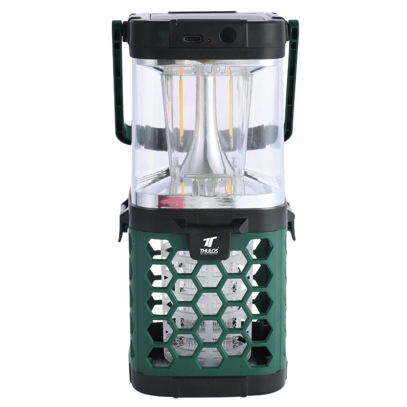 Camping lamp with solar charging and anti-mosquito function. THULOS...