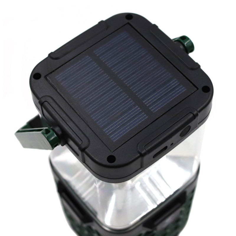 Camping lamp with solar charging and anti-mosquito function. THULOS...