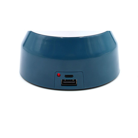 Lanterna de campismo com carregamento USB ou solar. THULOS TH-OA4004