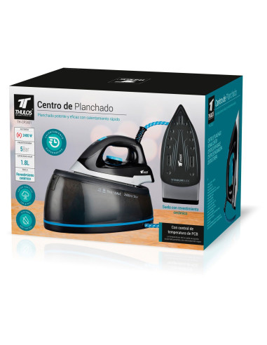 Steam Station, ceramic soleplate, 2400W, 5 Bar, 1.8L. THULOS TH-CP2401