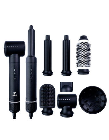 Secador de pelo 7 en 1. Powerful 110,000 RPM, 1400W motor. THULOS T...