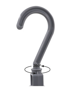 Multipurpose hanger, pack of 5 colorful units. THULOS TH-HW026 2
