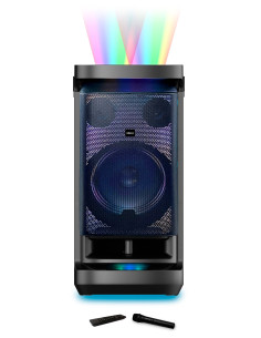 Altavoz torre TWS karaoke, 200w RMS, incluye mando a distancia y micrófono inalámbrico. GO-ROCK GR-718 Go-Rock Inicio GR-718 2