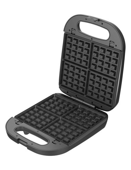 3-in-1 sandwich maker, waffle maker, and grill with non-stick coati...