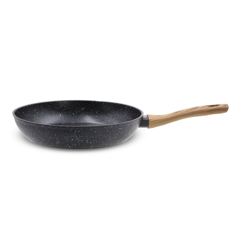 Set of 3 forged aluminium frying pans: Ø20, Ø24 and Ø28 CM. Suitabl...