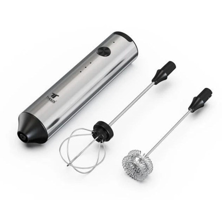 Milk frother with whisk attachment. THULOS TH-EMF756