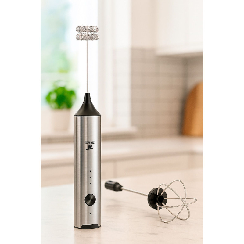 Espumador de leche, con accesorio batidor. THULOS TH-EMF756 Thulos Inicio TH-EMF756