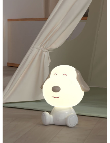 Children's night lamp in the shape of a puppy, bateria recarregável...