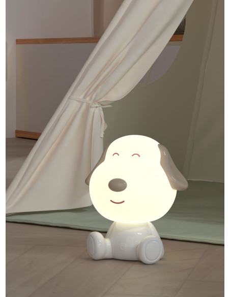 Children's night lamp in the shape of a puppy, bateria recarregável...