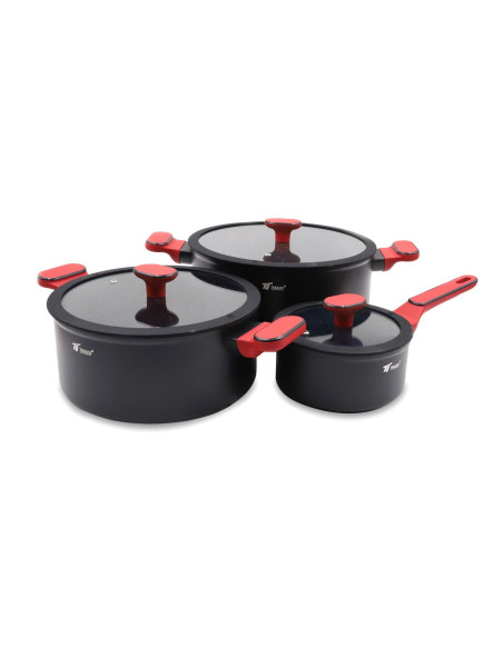 12-Piece Cookware Set – Induction-Ready Forged Aluminum. THULOS TH-...