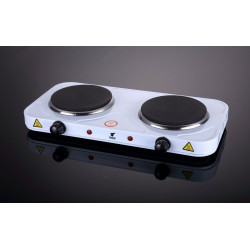 Portable electric cooker, 2 burners, 5 temperature settings. THULOS... 2