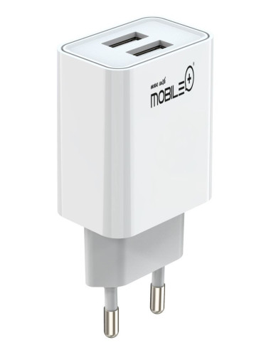 Cargador 2 puertos USB-A, 3.1A. MOBILE+ MB-1049 Mobile+ Inicio MB-1049